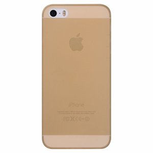 Напівпрозорий чохол BASEUS Wing золотий для iPhone 5/5S/SE