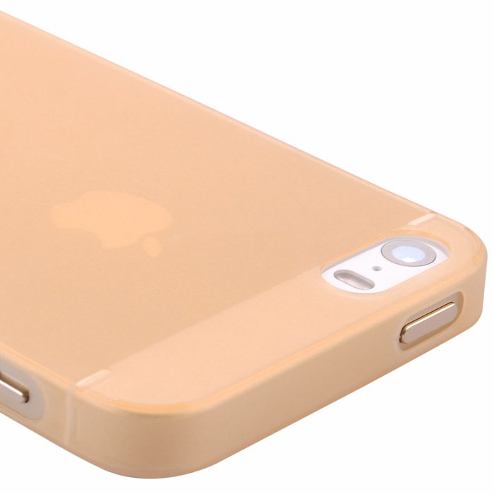 Полупрозрачный чехол BASEUS Wing золотой для iPhone 5/5S/SE Полупрозрачный чехол BASEUS Wing золотой для iPhone 5/5S/SE