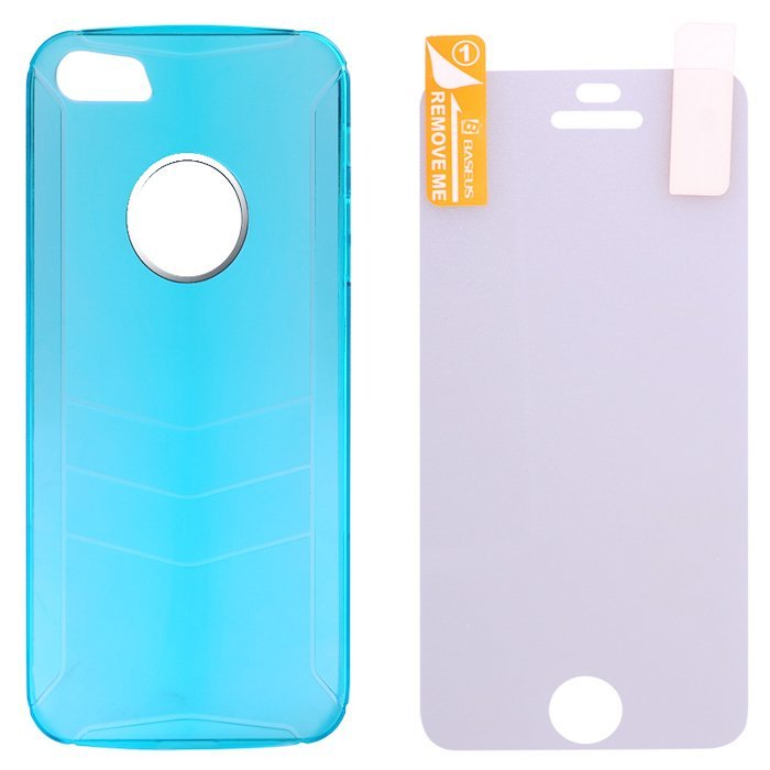Пластиковый чехол BASEUS Ultra-thin голубой для iPhone 5/5S/SE Пластиковый чехол BASEUS Ultra-thin голубой для iPhone 5/5S/SE