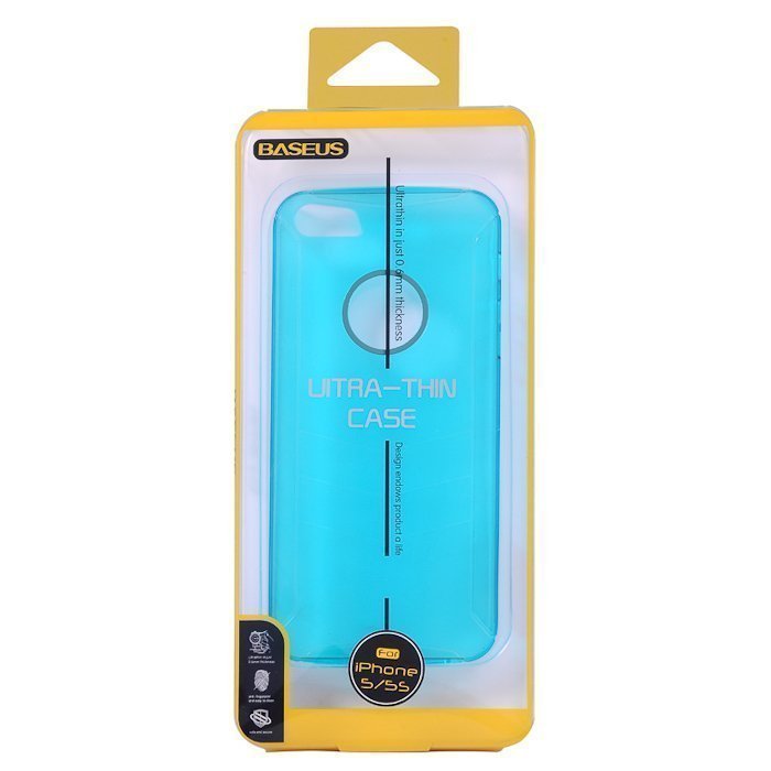 Пластиковый чехол BASEUS Ultra-thin голубой для iPhone 5/5S/SE Пластиковый чехол BASEUS Ultra-thin голубой для iPhone 5/5S/SE