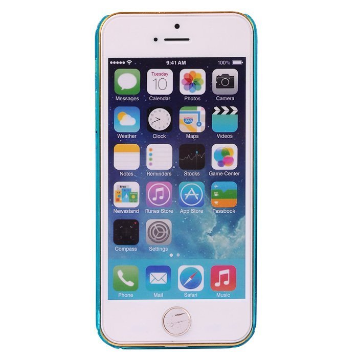 Пластиковый чехол BASEUS Ultra-thin голубой для iPhone 5/5S/SE Пластиковый чехол BASEUS Ultra-thin голубой для iPhone 5/5S/SE