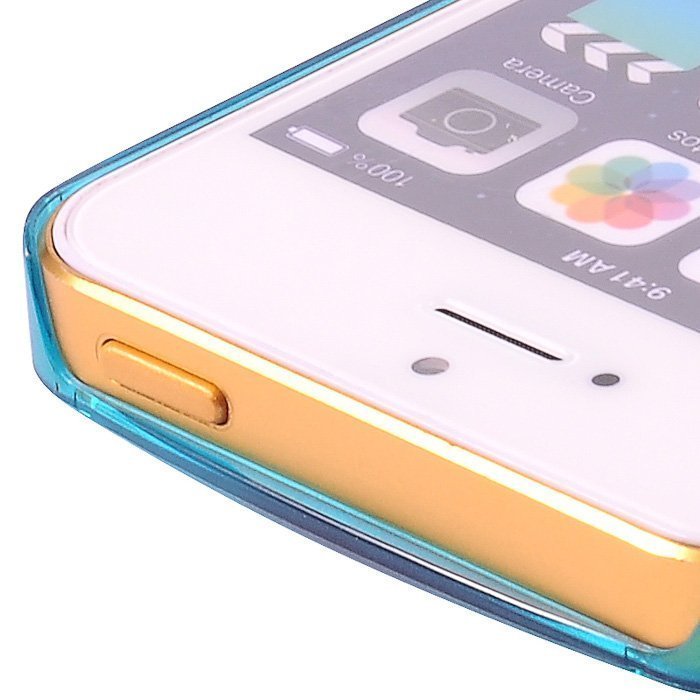 Пластиковый чехол BASEUS Ultra-thin голубой для iPhone 5/5S/SE Пластиковый чехол BASEUS Ultra-thin голубой для iPhone 5/5S/SE