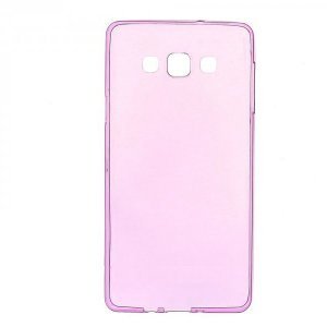 Чехол-накладка для Samsung Galaxy A7 - 0.3мм, розовый