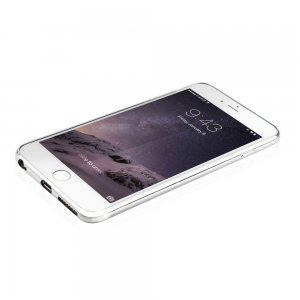 Силіконовий чохол Baseus Shining сріблястий для iPhone 6/6S