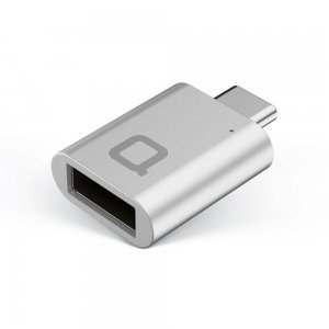 Переходник NoNDA с USB на USB-C серебристый