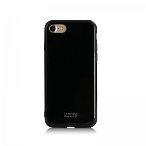 Пластиковый чехол WK Roxy глянцевый черный для iPhone 8/7/SE 2020