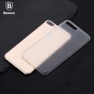 Полупрозрачный чехол Baseus Slim белый для iPhone 8 Plus/7 Plus