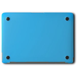 Чохол-накладка Apple MacBook 12" - Kuzy Rubberized Hard Case блакитний (Aqua Blue)