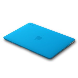 Чохол-накладка Apple MacBook 12" - Kuzy Rubberized Hard Case блакитний (Aqua Blue)