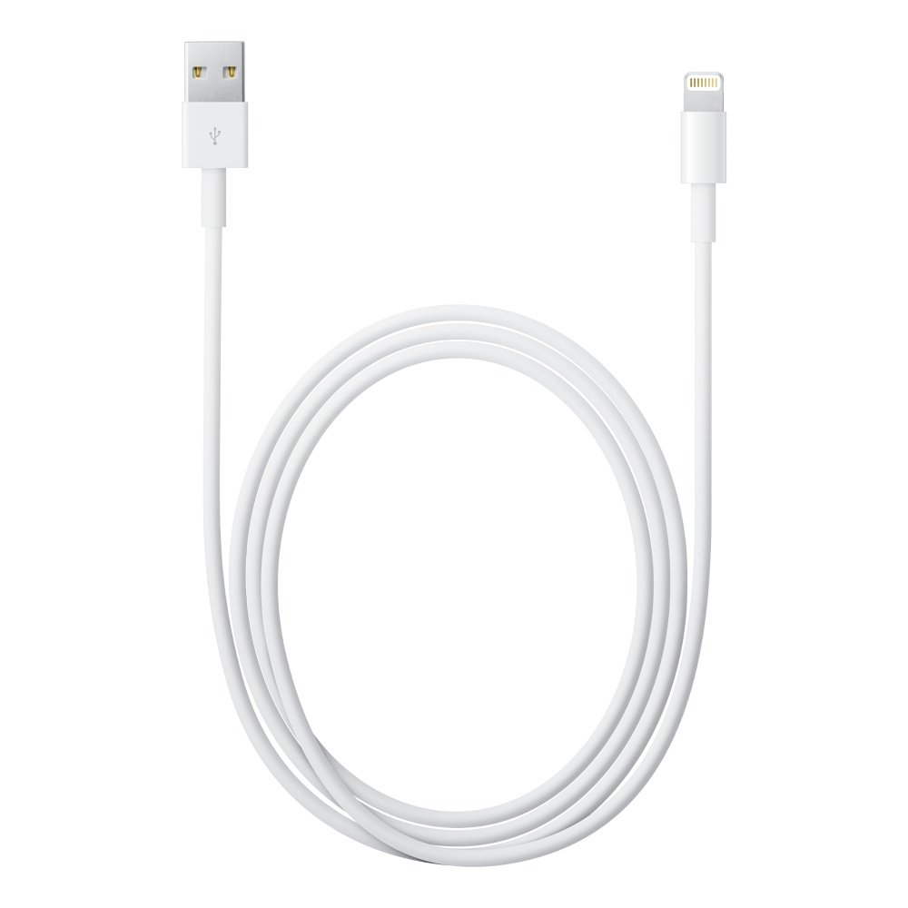 Кабель Apple Lightning для iPhone/iPad/iPod (MD818) білий