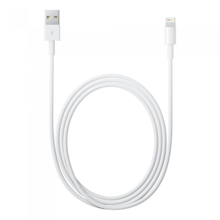 Кабель Apple Lightning для Apple iPhone / iPad / iPod (MD818) білий