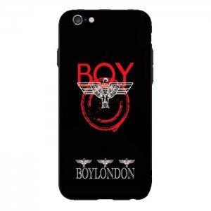 Чехол с рисунком WK Boy London черный + красный для iPhone 6/6S