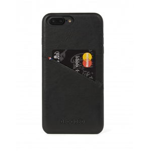 Кожаный чехол Decoded Back Cover черный для iPhone 8 Plus/7 Plus