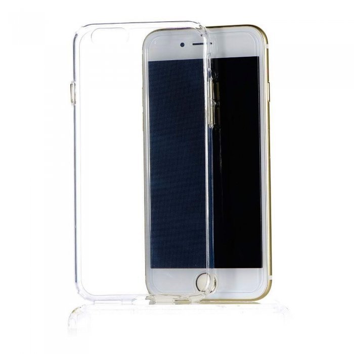 Силіконовий чохол COTEetCI ABS прозорий + золотий для iPhone 6 Plus/6S Plus