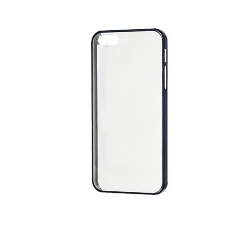 Чехол-накладка для Apple iPhone 5/5s - Transparent PC Electroplating Border черный