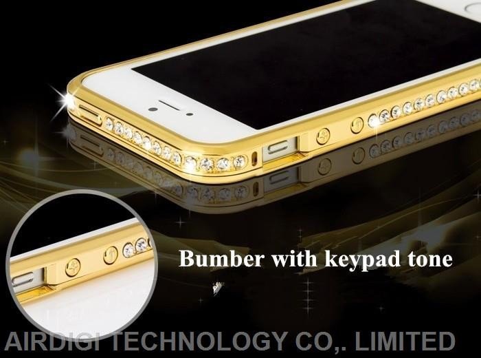 Чехол-бампер для Apple iPhone 5/5S Diamond Crystal золотистый Чехол-бампер для Apple iPhone 5/5S Diamond Crystal золотистый