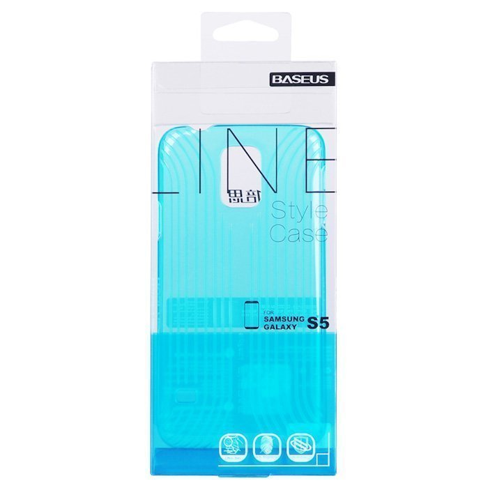 Чохол BASEUS Line Style синій для Samsung Galaxy S5
