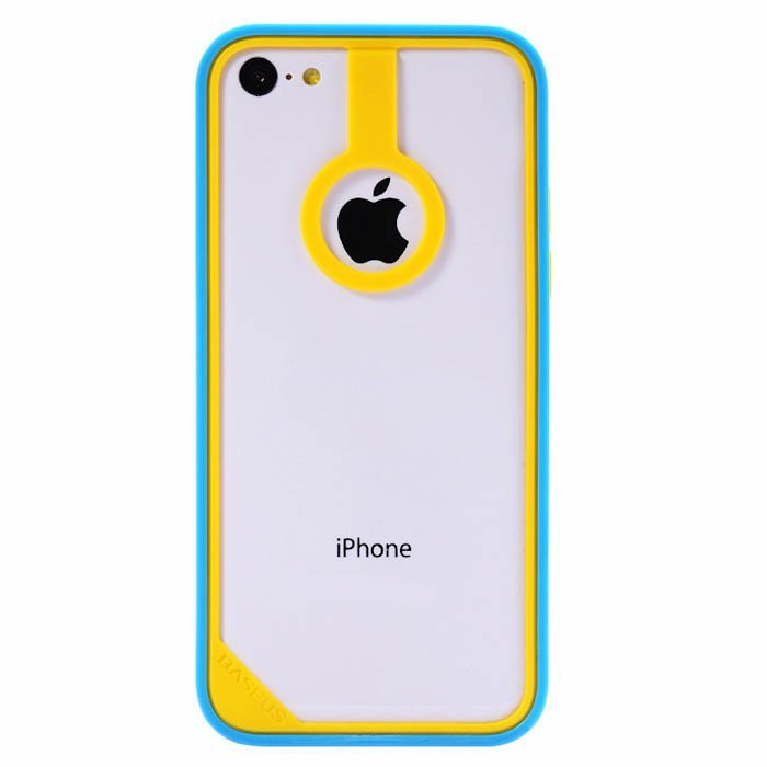 Бампер Baseus New Age желтый + голубой для iPhone 5C