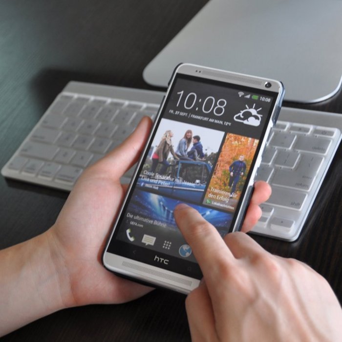 Чохол (книга) Baseus Folio білий для HTC One MAX T6