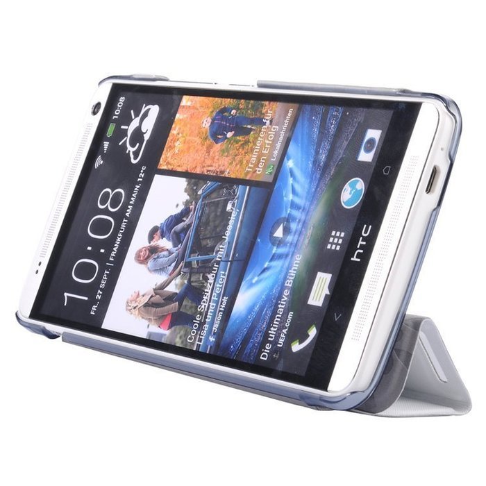 Чохол (книга) Baseus Folio білий для HTC One MAX T6