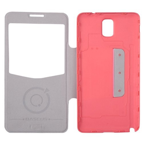 Чохол (книжка) BASEUS Ultrathin Folder рожевий Samsung Note 3