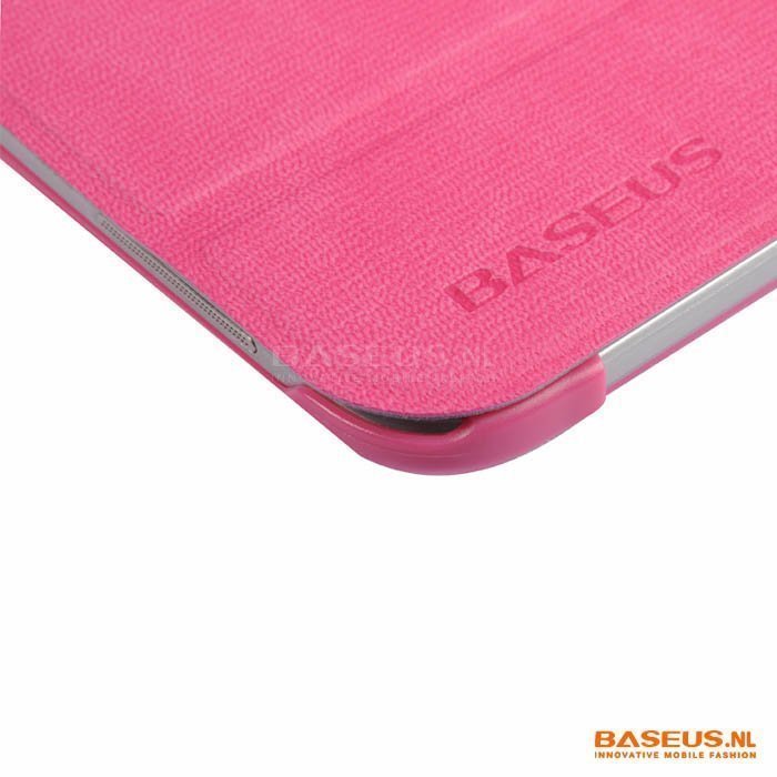 Чохол (книжка) BASEUS Folio рожевий Samsung Tab 3 10.1