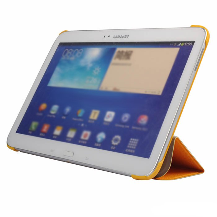 Чохол (книга) BASEUS Folio жовтий для Samsung Tab 3 10.1