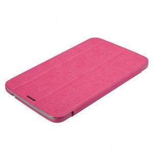Чохол (книжка) BASEUS Folio рожевий Samsung Tab 3 7.0