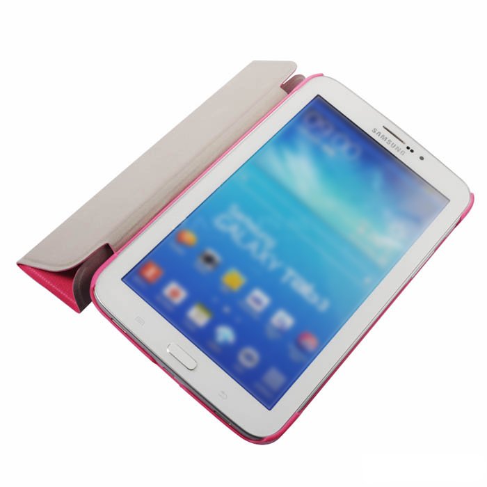 Чехол (книжка) BASEUS Folio розовый для Samsung Tab 3 7.0 Чехол (книжка) BASEUS Folio розовый для Samsung Tab 3 7.0