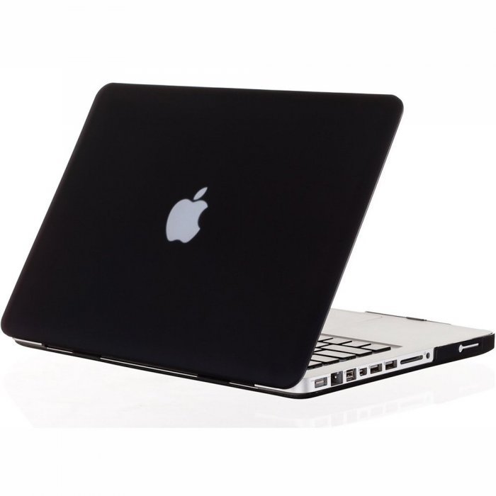 Чохол-накладка Apple MacBook Pro 15" - Kuzy Rubberized Hard Case чорний