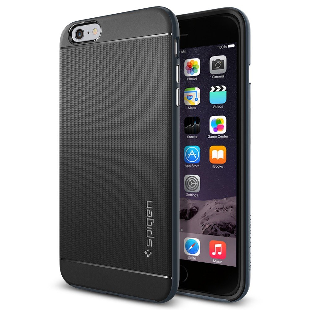 Чехол-накладка для iPhone 6 Plus/6S Plus - Spigen Case Neo Hybrid черный
