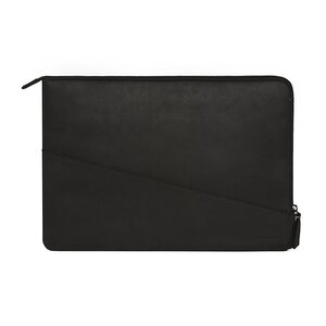 Кожаный чехол-папка Decoded Waxed Slim Sleeve черный для Macbook 15" (D8SS15WXBK)