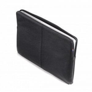 Кожаный чехол Decoded Sleeve with Zipper Pocket черный для MacBook 12" (D4SS12BK)