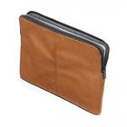 Шкіряний чохол Decoded Sleeve with Zipper Pocket коричневий для MacBook 12" (D4SS12BN)