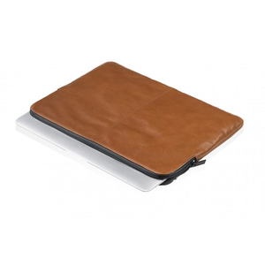 Шкіряний чохол Decoded Sleeve with Zipper Pocket коричневий для MacBook 12" (D4SS12BN)