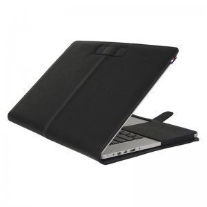 Кожаный чехол Decoded SlimCover черный для MacBook Air 13" (D4MA13SC1BKLC)
