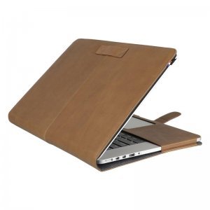 Кожаный чехол Decoded SlimCover коричневый для MacBook Air 13" (D4MA13SC1BNCV)