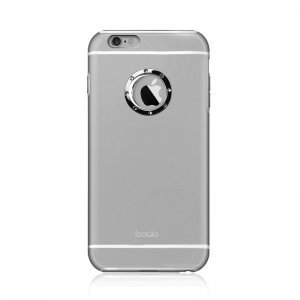 Чохол із стразами iBacks Armour Crystal Cartier сірий для iPhone 6 Plus/6S Plus