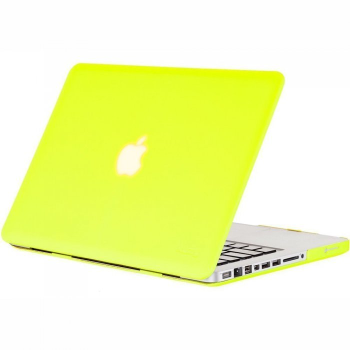 Чохол-накладка Apple MacBook Pro 13" - Kuzy Rubberized Hard Case жовтий (Neon Yellow)