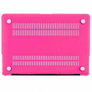 Чохол-накладка Apple MacBook Air 13" - Kuzy Rubberized Hard Case рожевий (Neon Pink)