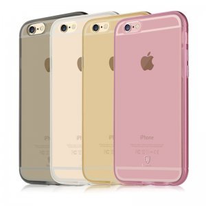 Полупрозрачный чехол Baseus Golden золотой для iPhone 6 Plus/6S Plus