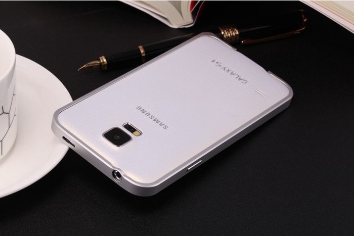 Чохол-бампер для Samsung Galaxy S5 - Xuenair сріблястий