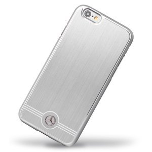 Чехол-накладка для Apple iPhone 6/6S - Mercedes Pure Line серебристый