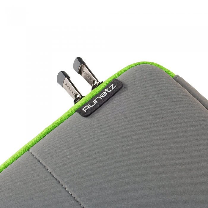 Чохол-кишеня для Apple MacBook 13" - Runetz Neoprene Sleeve сірий + зелений Чохол-кишеня для Apple MacBook 13" - Runetz Neoprene Sleeve сірий + зелений