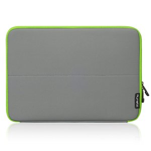 Чохол-кишеня для Apple MacBook 13" - Runetz Neoprene Sleeve сірий + зелений