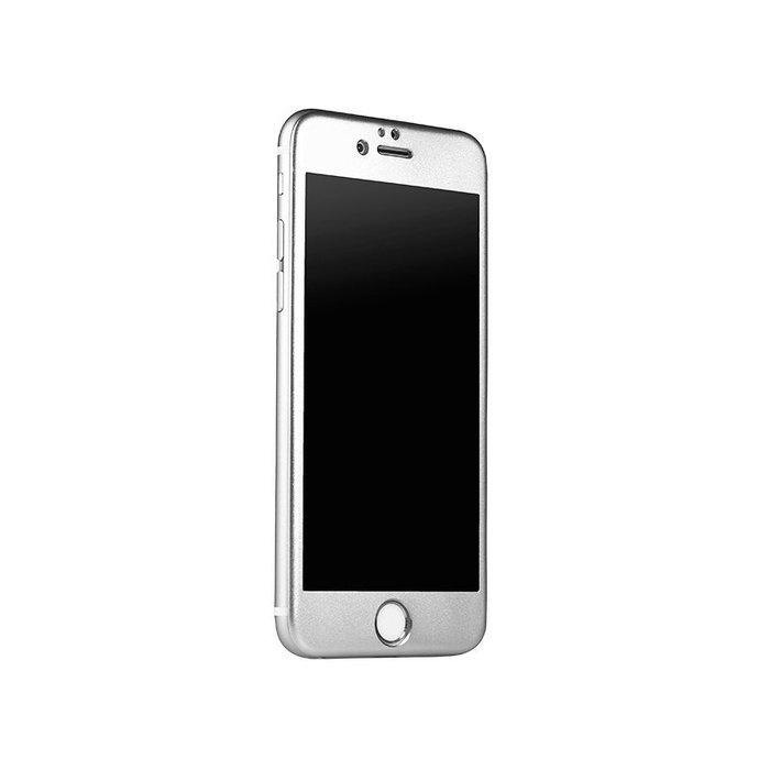 Защитное стекло для Apple iPhone 6/6S - iBacks Full прозрачный + серый