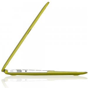 Чохол для Apple MacBook Air 13" - Kuzy Leather Hard Case зелений