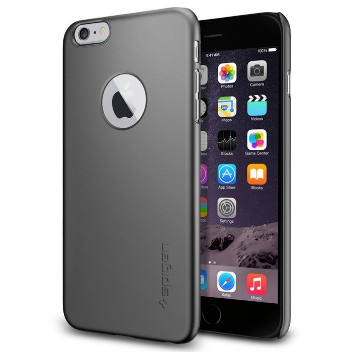 Чехол-накладка для iPhone 6 Plus/6S Plus - Spigen Case Thin Fit A серый