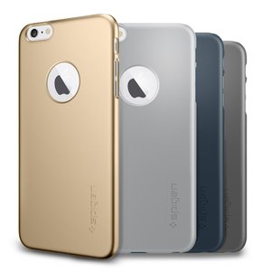 Чехол-накладка для iPhone 6 Plus/6S Plus - Spigen Case Thin Fit A серый