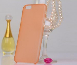 Чехол-накладка для Apple iPhone 6 Plus - Ultrathin Frosted оранжевый